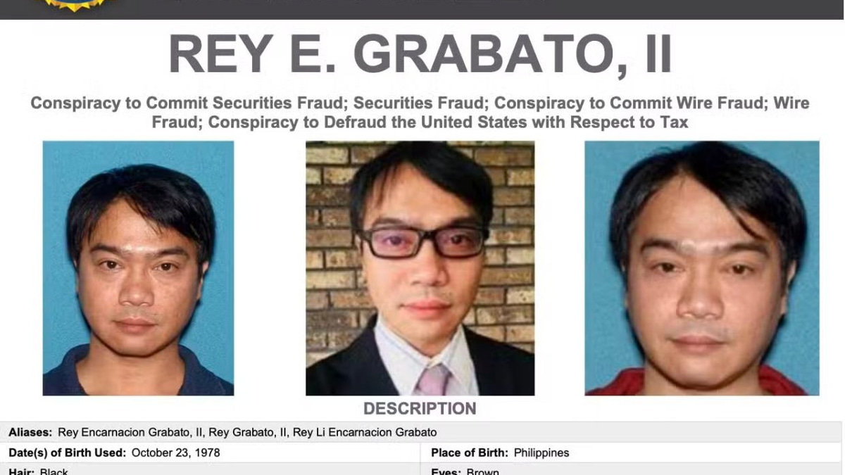 Philippine Mayor's Son Added to FBI's Most Wanted Fraudsters List Over US$650M Investment Scheme