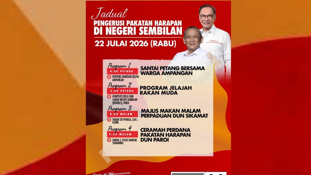 Anwar Brings Campaign Trail to Negeri Sembilan with Four-Stop Tour