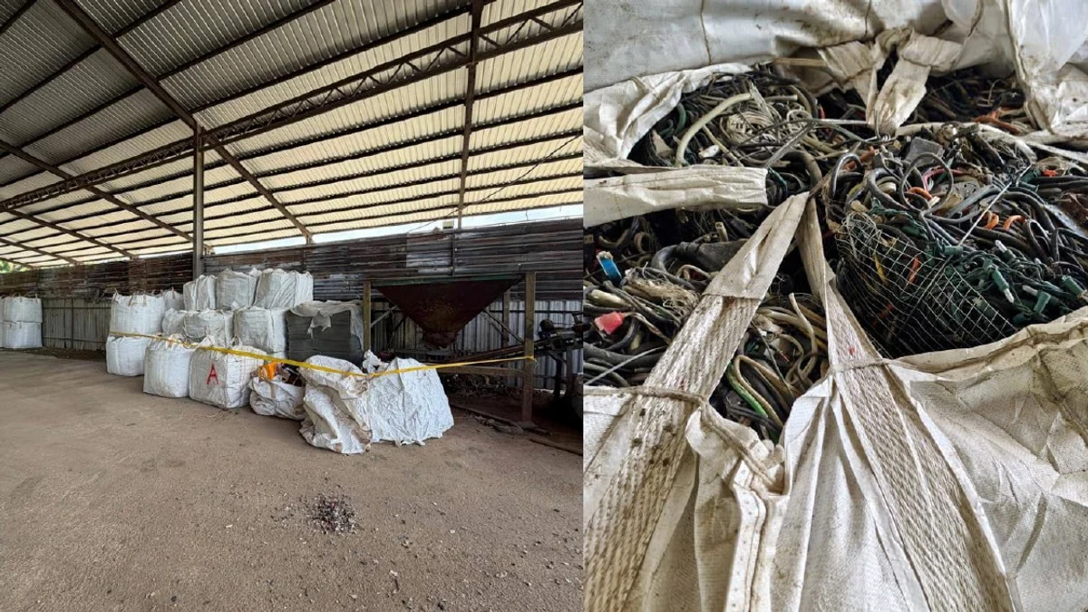 RM3 Million E-Waste Haul Seized in Bukit Mertajam; Five Suspects Arrested