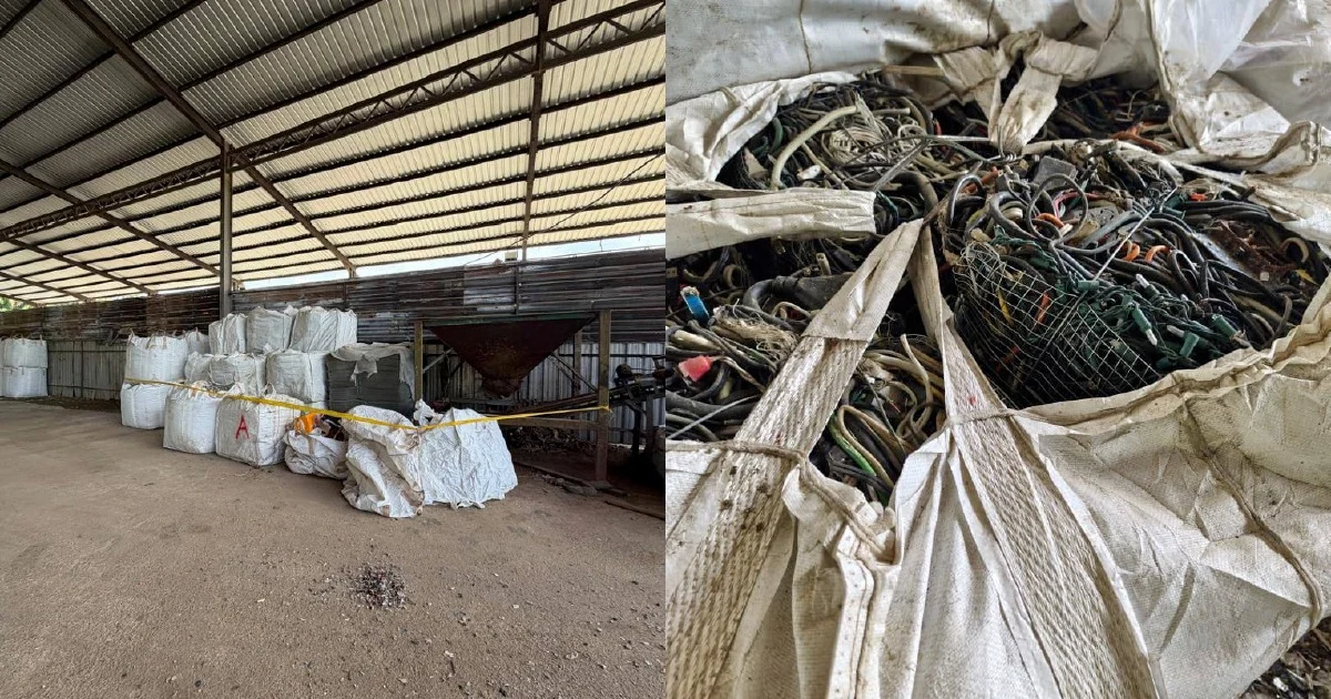 RM3 Million E-Waste Haul Seized in Bukit Mertajam; Five Suspects Arrested