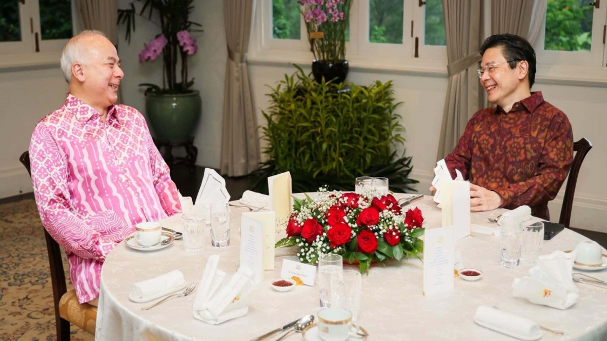 Sultan Nazrin Meets Singapore PM Wong to Strengthen Malaysia-Singapore Ties