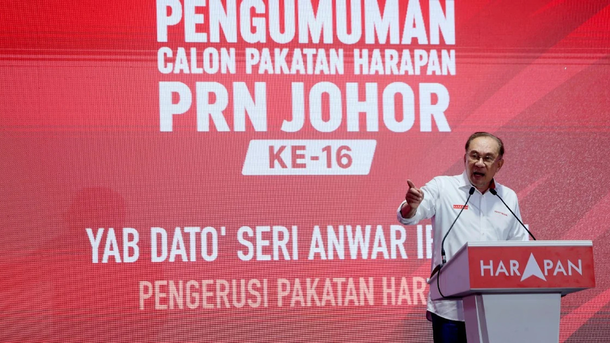 Anwar Challenges Johor Leaders to Scrutinise Past Federal Governments Over Revenue Disputes