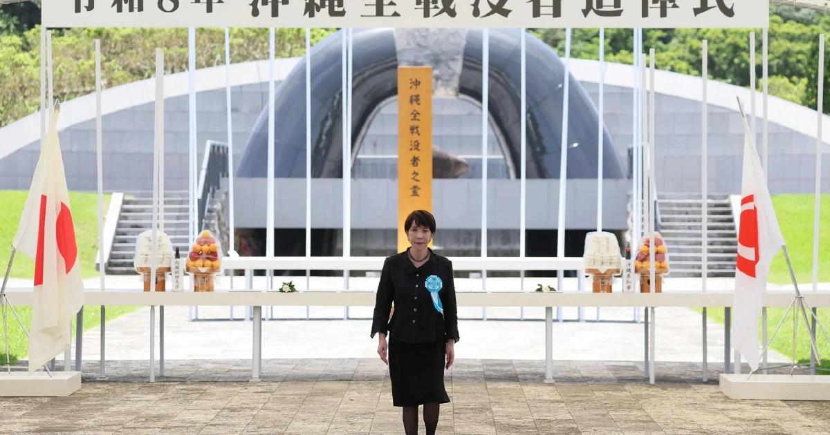 Japan's New Prime Minister Faces Backlash Over Military Policy Shift at WWII Memorial