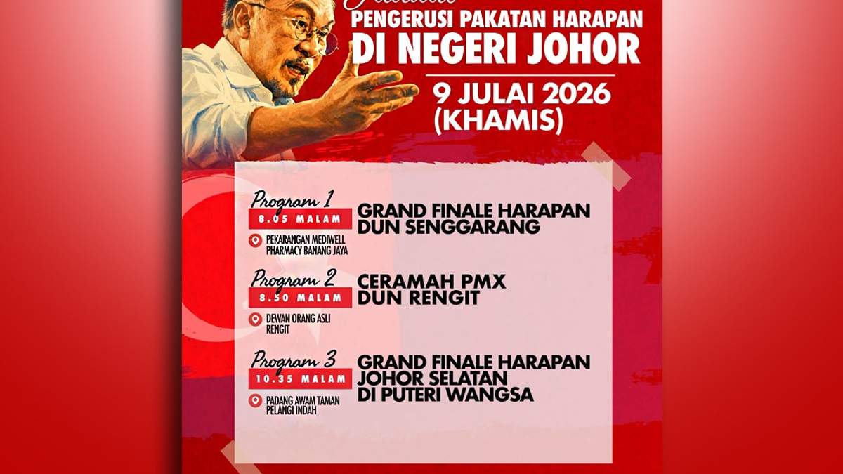 Anwar Intensifies Johor Campaign Push as Coalition Seeks Second Straight Win