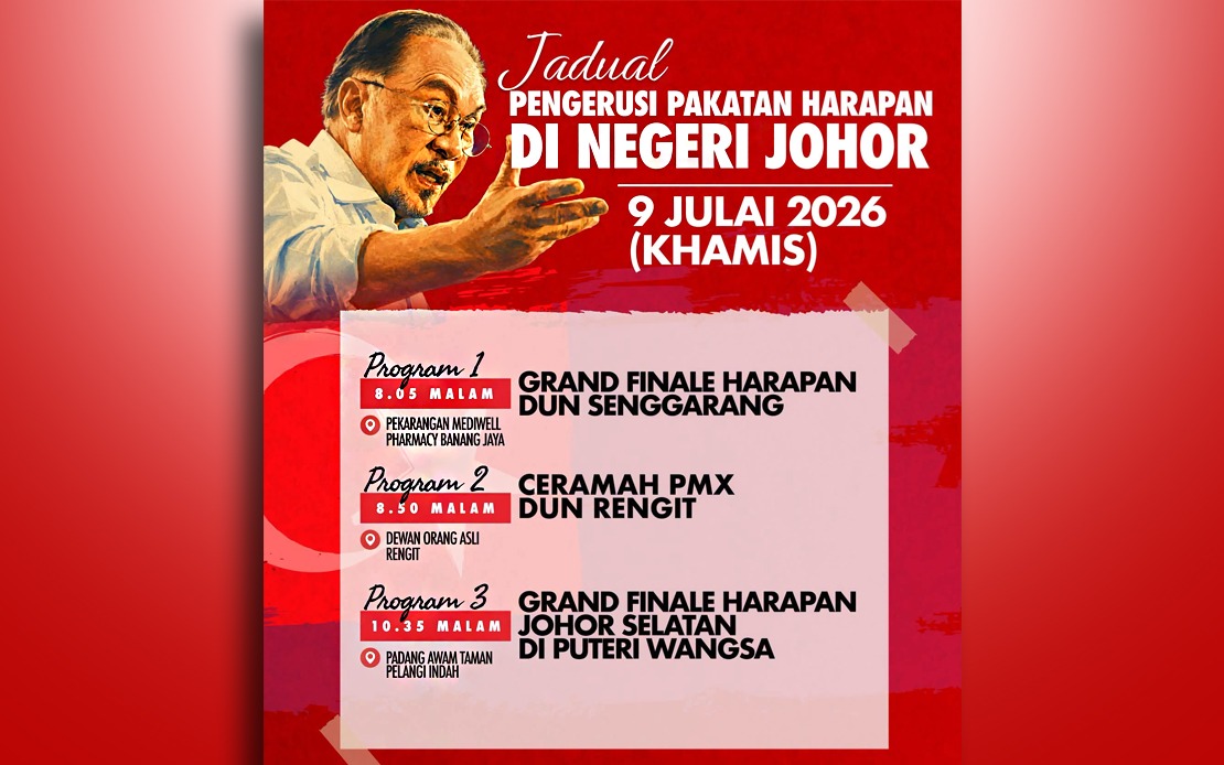 Anwar Intensifies Johor Campaign Push as Coalition Seeks Second Straight Win