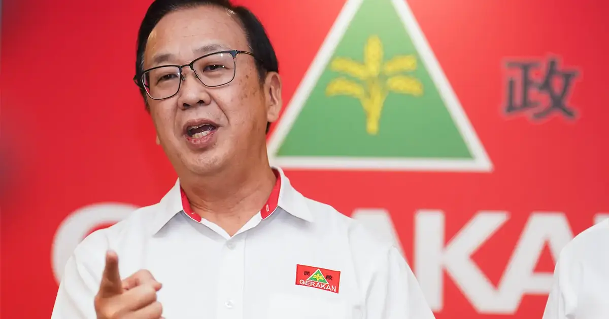 Gerakan Calls for Stronger PN Cohesion Before Johor and Negeri Sembilan Elections