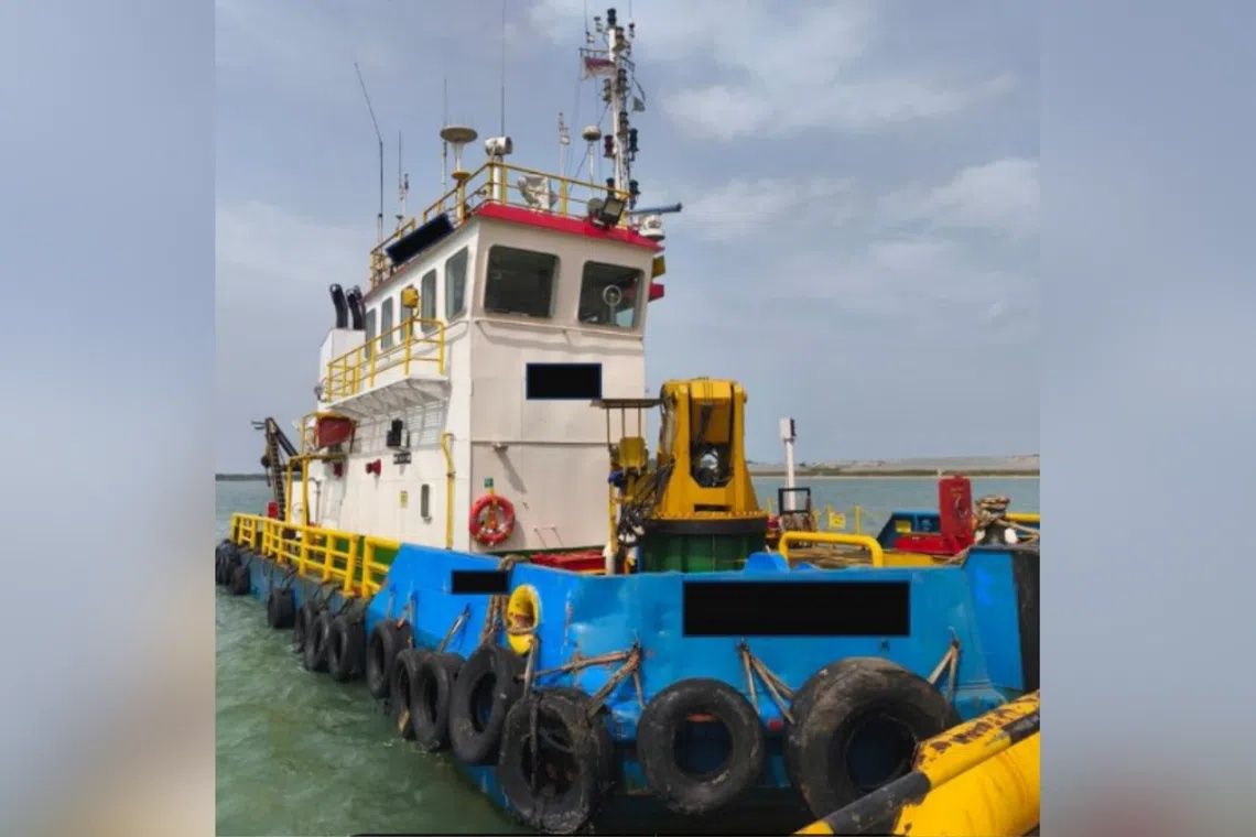 Eight tugboat crew members arrested for stealing marine gas oil off Singapore coast