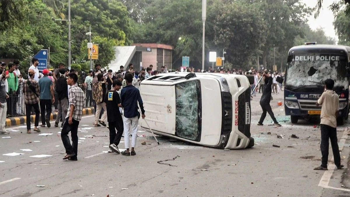 Delhi Police Register 10 Cases Over CJP Parliament Protest Violence