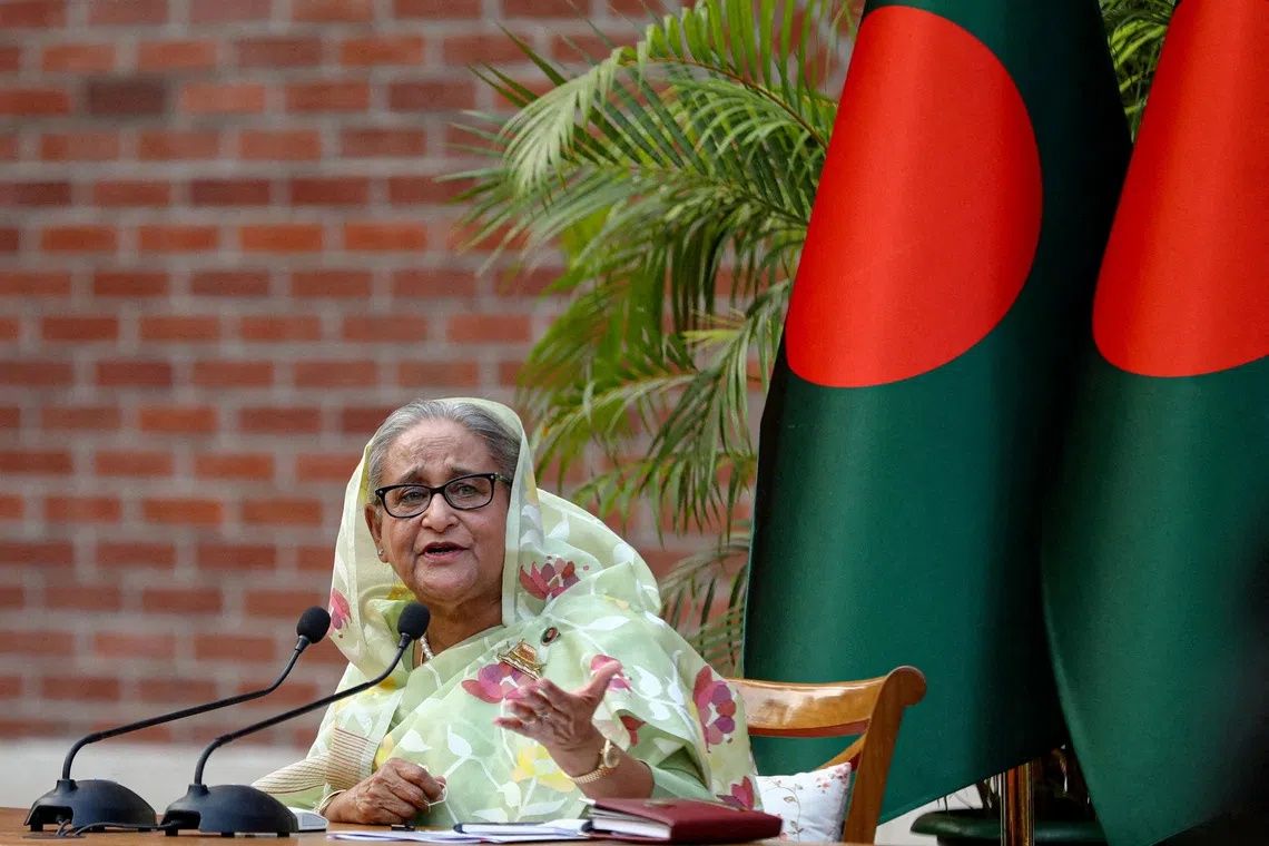 Bangladesh Demands India Clarify Position on Exiled PM Hasina's New Delhi Speech