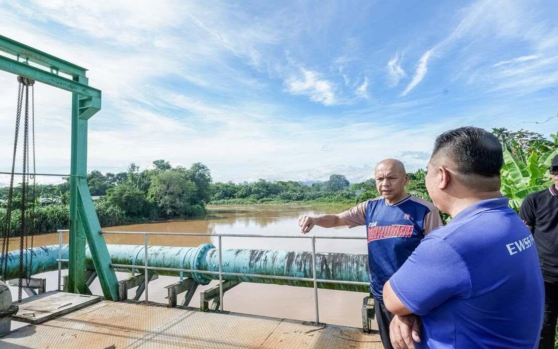 Armizan inspects Papar water projects as turbidity crisis forces plant shutdowns