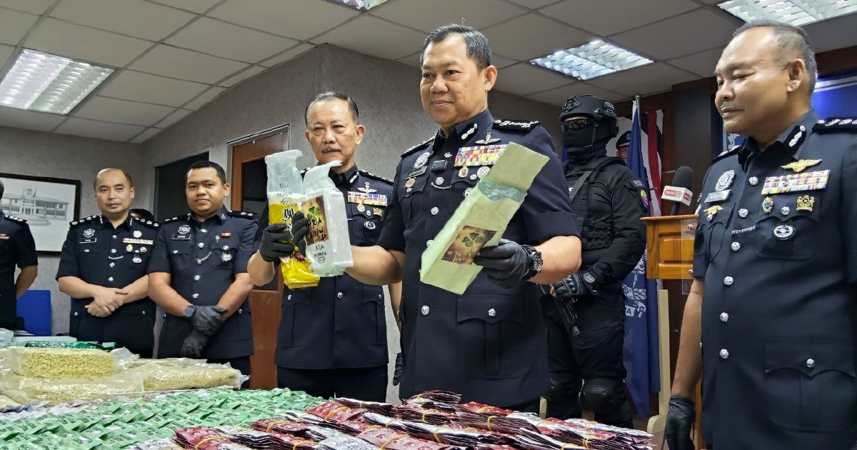 Police smash drug ring with RM8.49mil haul in Masai apartment