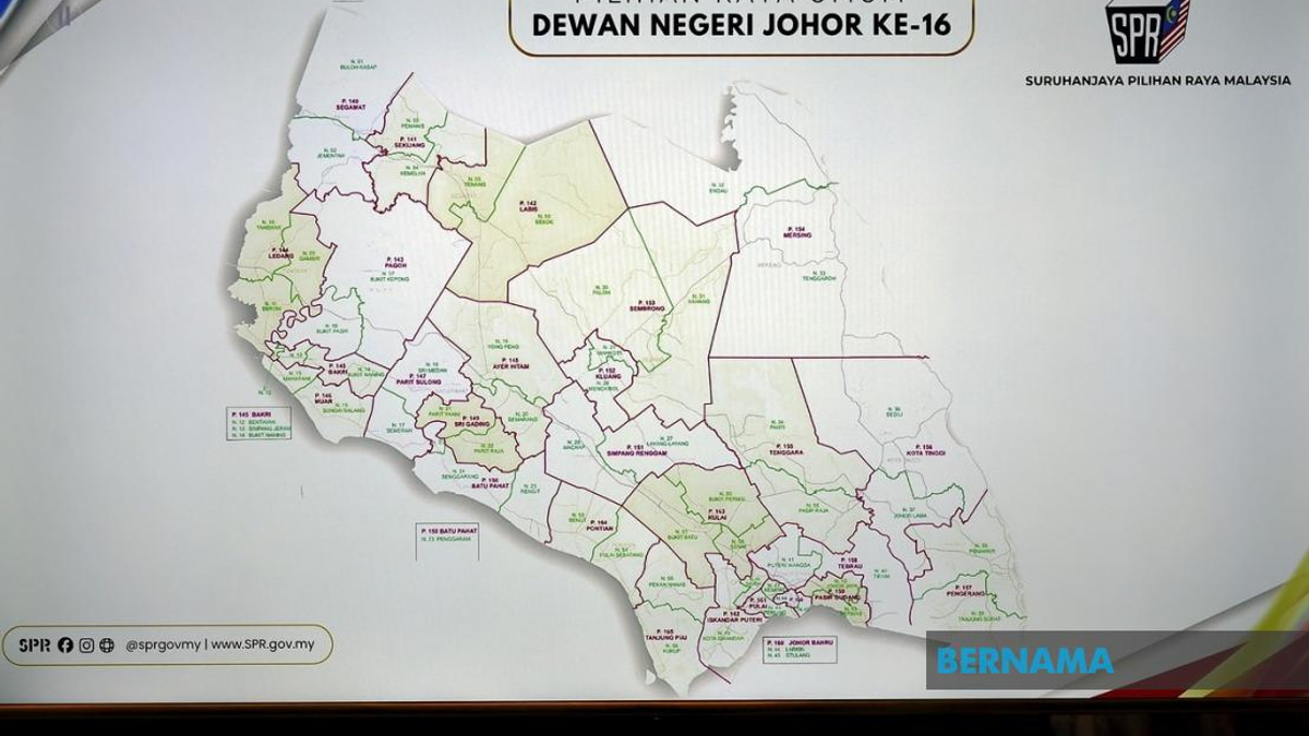 Johor's 16th State Election Kicks Off as Nomination Day Arrives Tomorrow