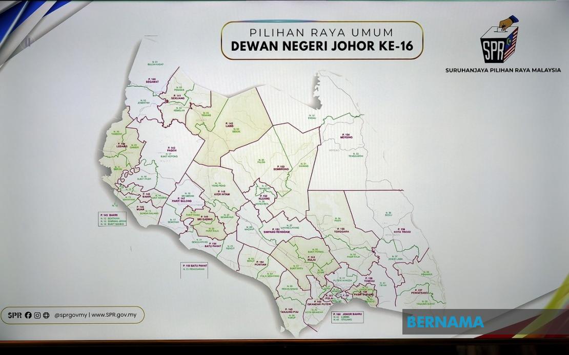 Johor's 16th State Election Kicks Off as Nomination Day Arrives Tomorrow