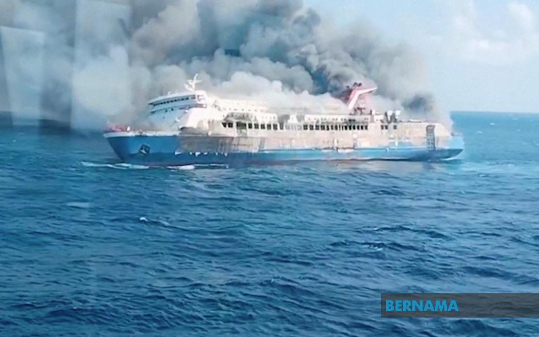 Five Dead, 41 Still Missing After Ferry Catches Fire Off Madura