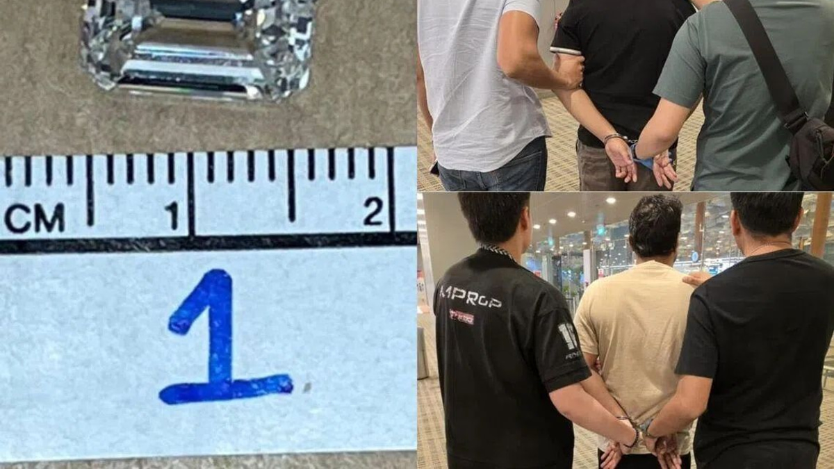 Two men arrested after S$235,000 diamond theft at Chinatown jewellery store
