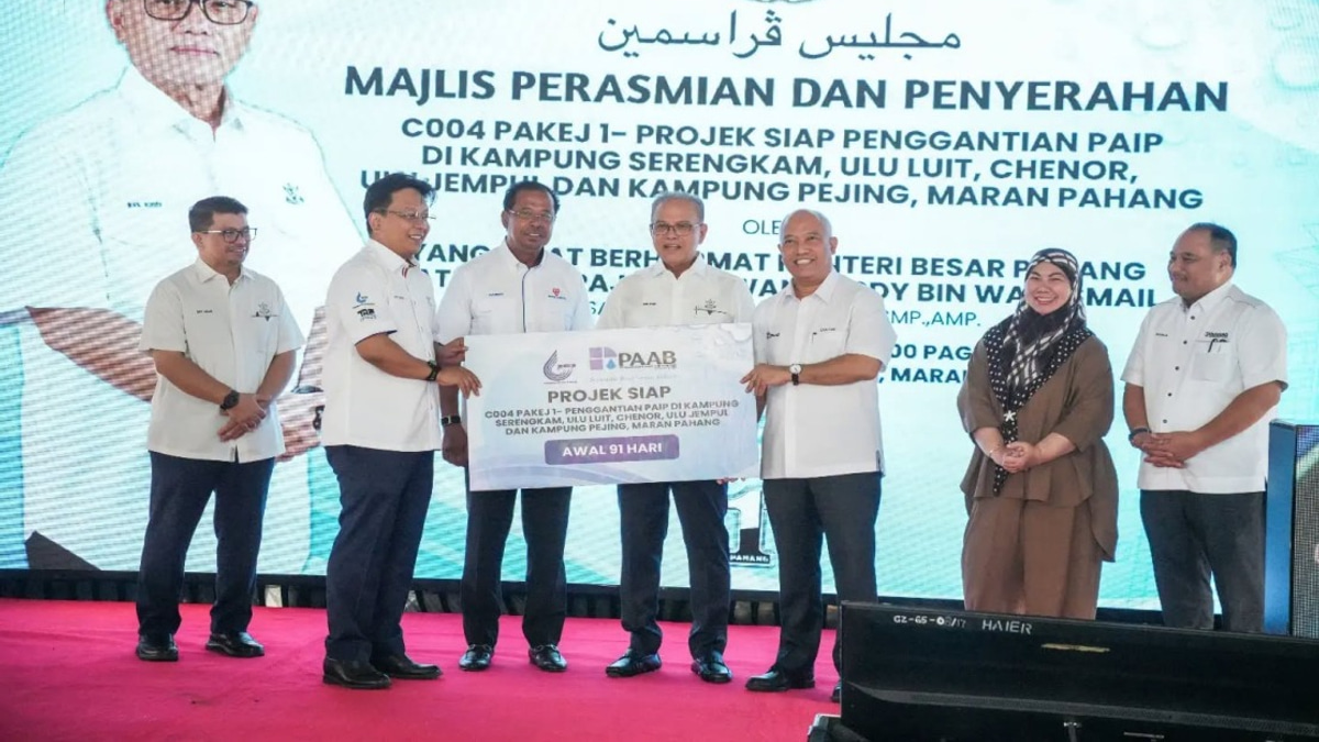 RM11.19 Million Water Pipeline Project Ends Two Decades of Supply Troubles in Maran