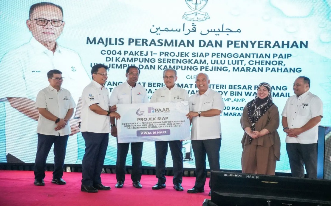 RM11.19 Million Water Pipeline Project Ends Two Decades of Supply Troubles in Maran