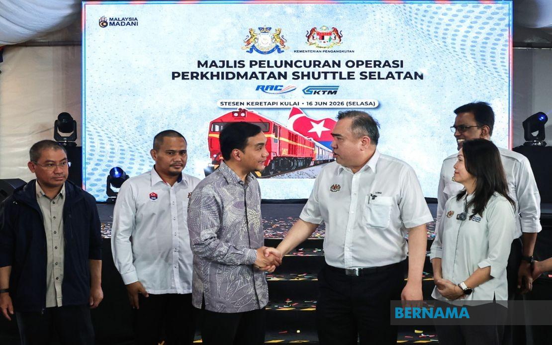 Shuttle Selatan Rail Service Launches in Johor, Expected to Serve Over Two Million Commuters