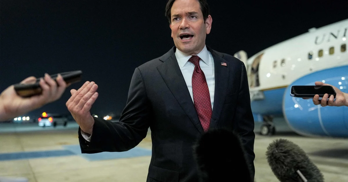 Rubio Rejects Iran's Hormuz Toll Proposal as Nuclear Talks Face Early Obstacles