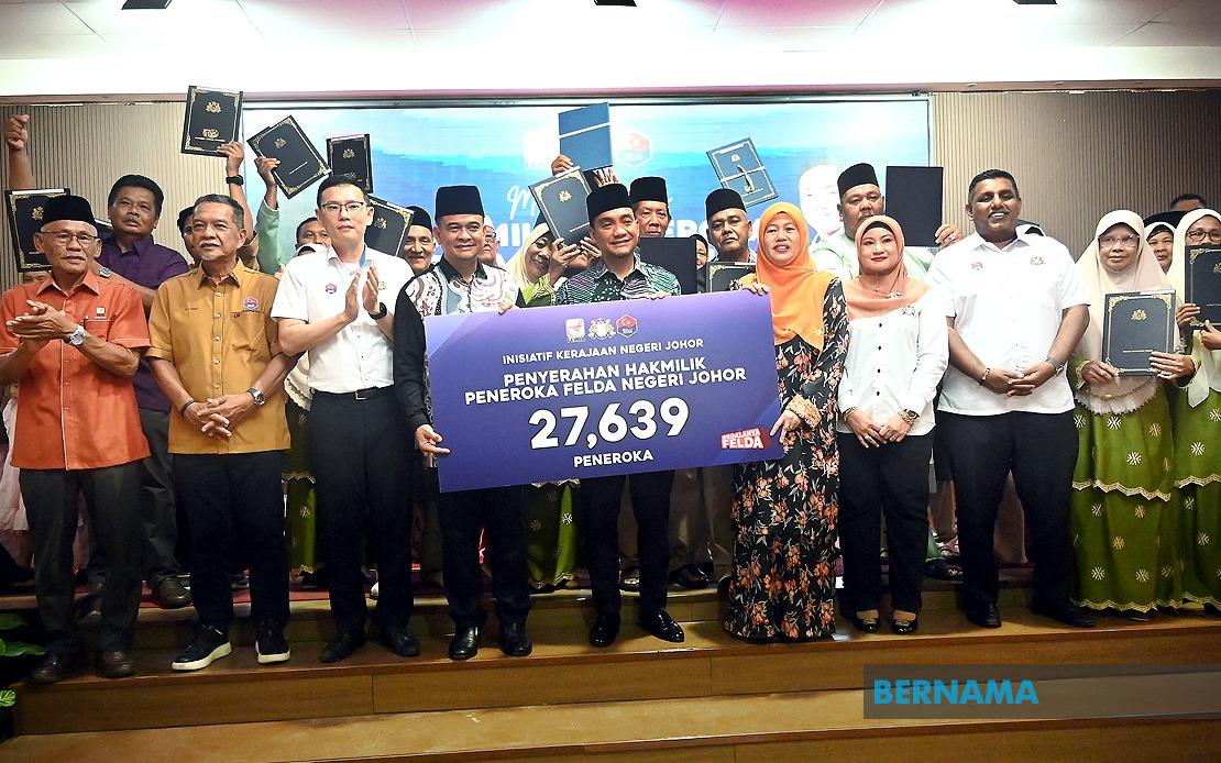 Johor Resolves Nearly All FELDA Land Title Applications