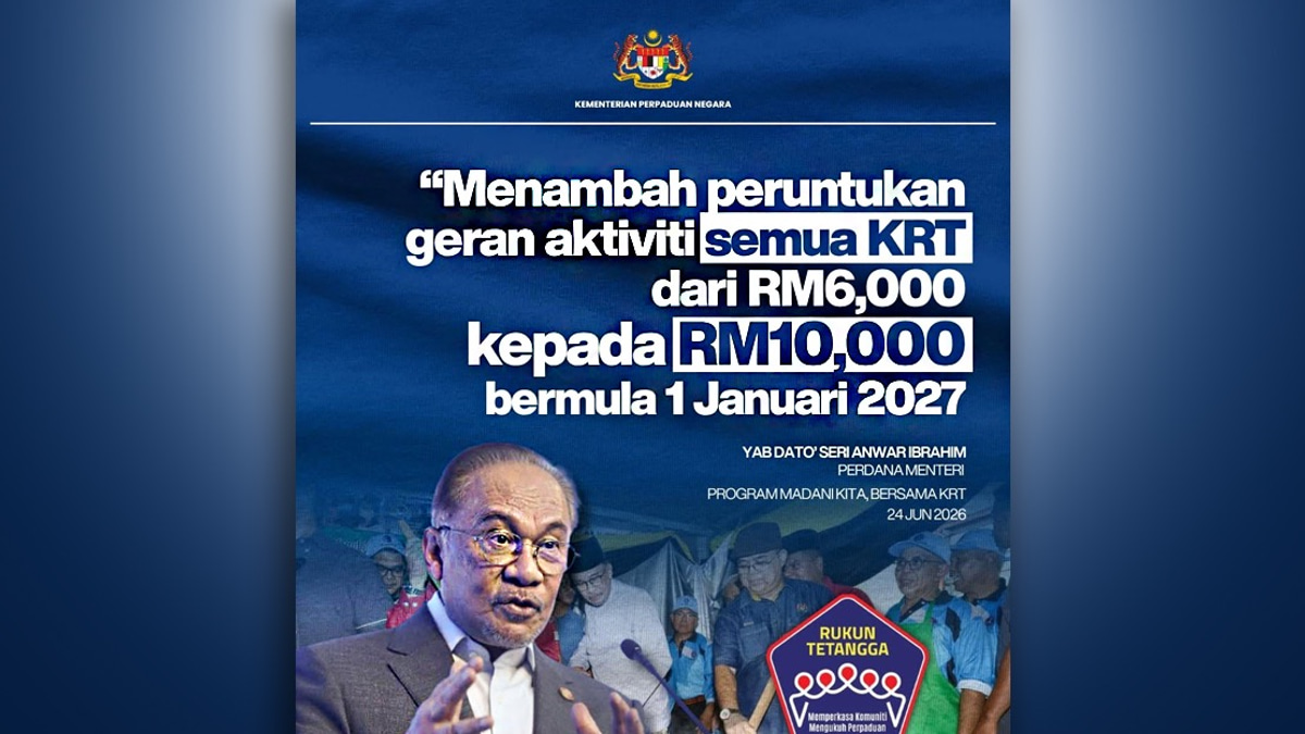 KRT Funding Boost to Empower Grassroots Unity Across Malaysia