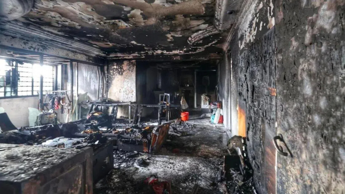 Two rescued from high-rise flat fire in Singapore's Jurong West