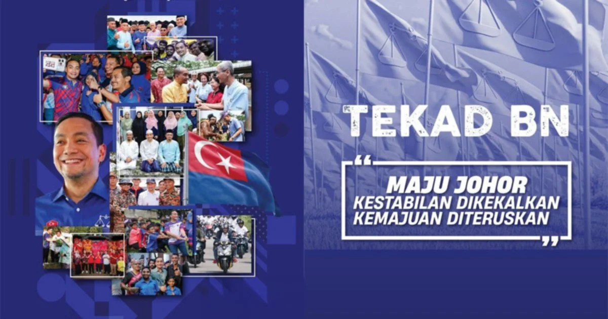 Johor BN Charts Course with Ambitious 63-Point Manifesto and 200,000 Jobs Promise