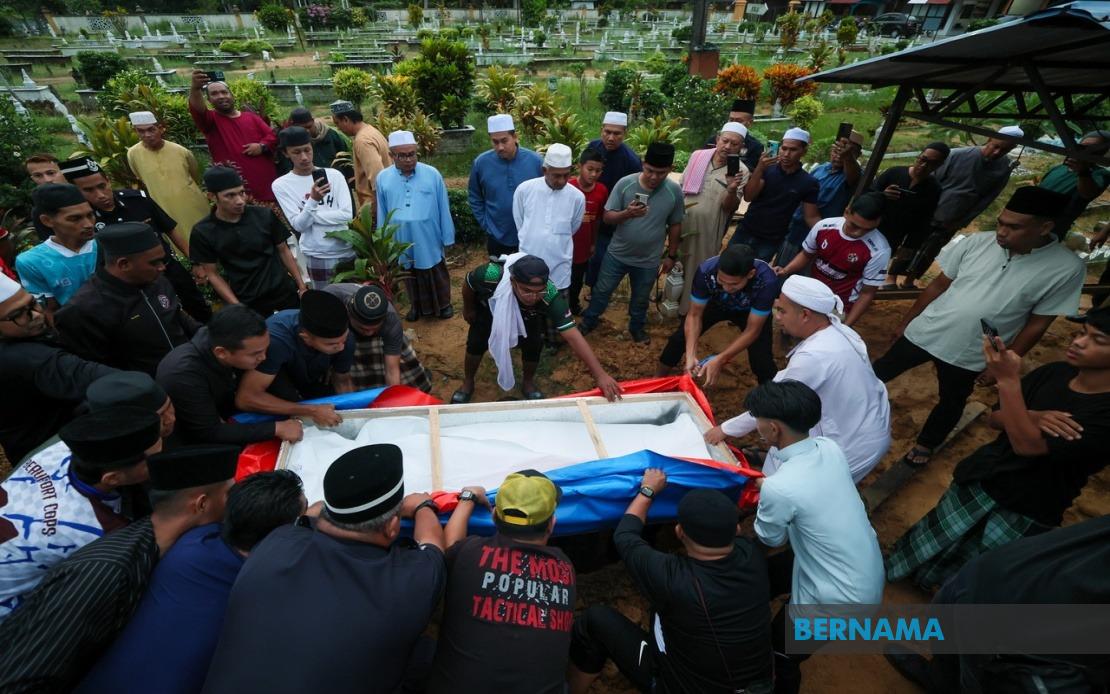 Police Corporal Mohamad Nur Hafiz Laid To Rest Following Electrocution Tragedy