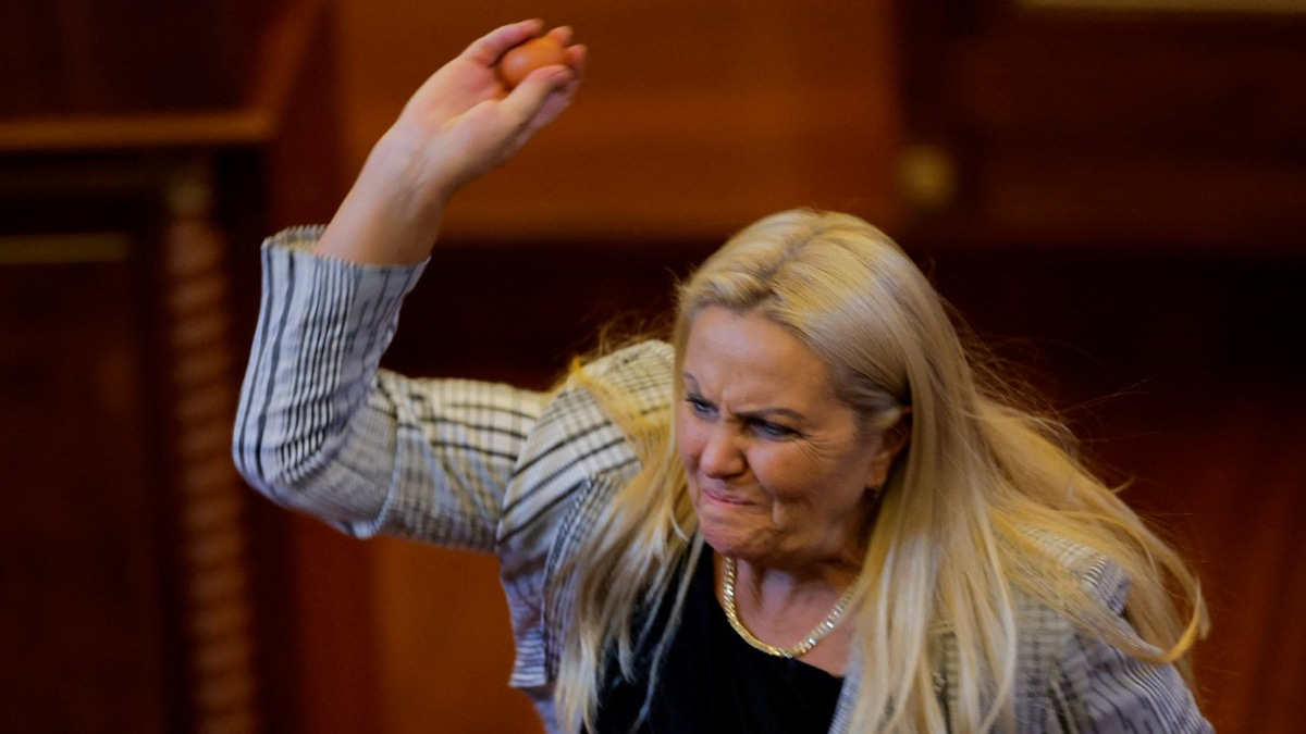 Kosovo's Parliament Descends Into Chaos as PM Pelted With Eggs During Political Crisis