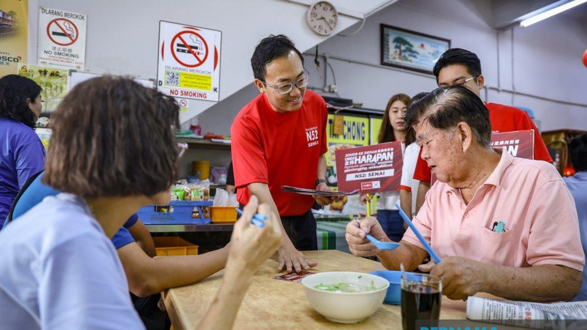 Wong Bor Yang Campaigns on Flood Relief and Healthcare Promises for Senai Seat