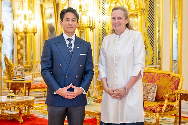 Prince Mateen Bids Farewell to Outgoing US Ambassador Caryn McClelland