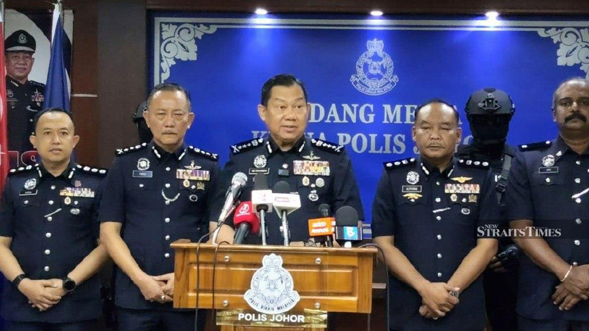 Police Bust Major Drug Ring in Johor, Seize RM3.04m in Methamphetamine and Arrest Eight