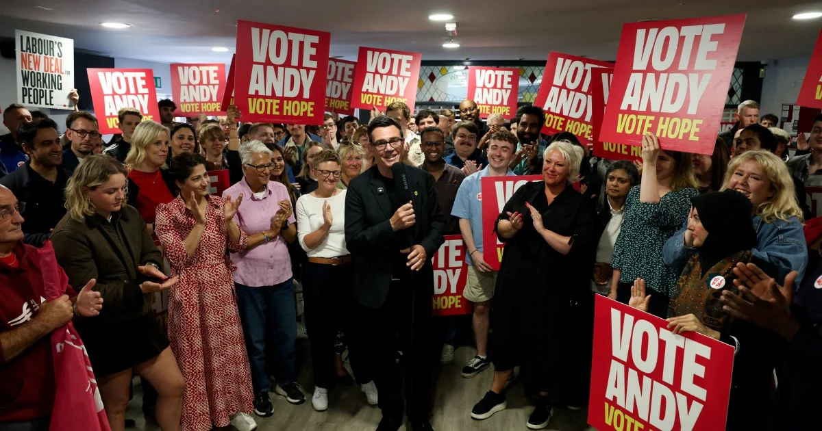Fractured Right-Wing Vote Boosts Burnham's Path to British Leadership