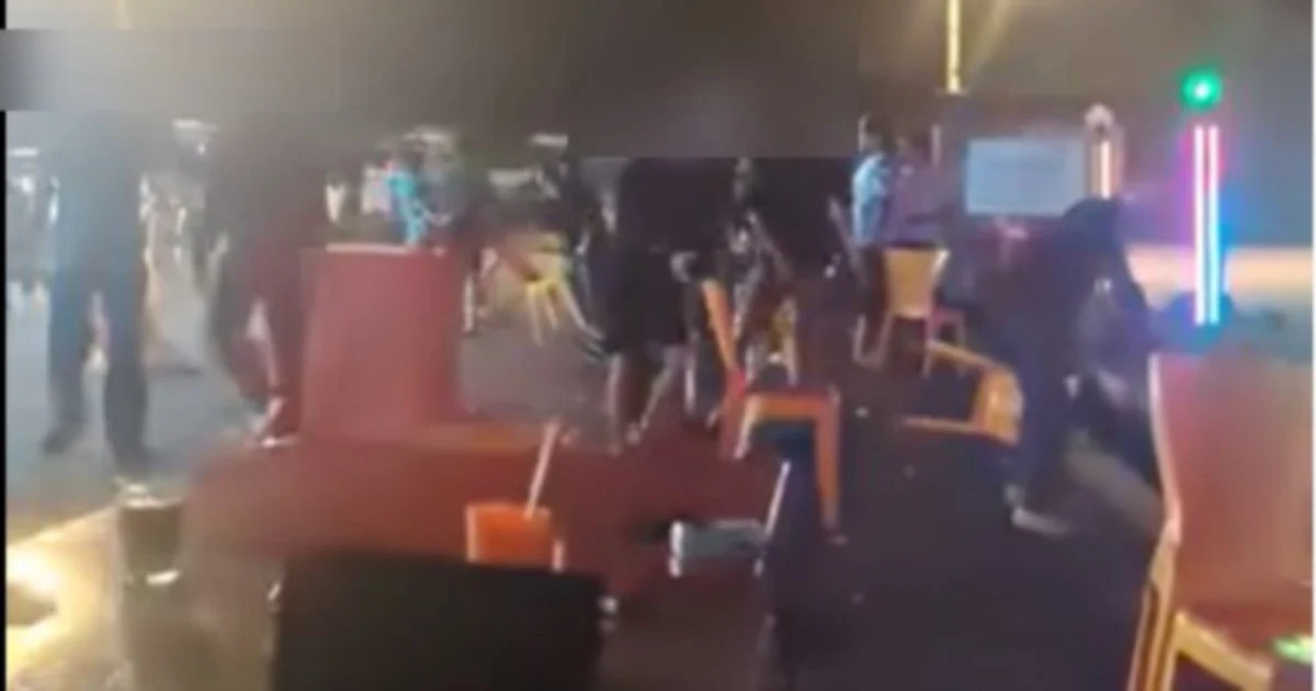 Four arrested after violent brawl erupts in Kulai eatery as diners weaponise furniture