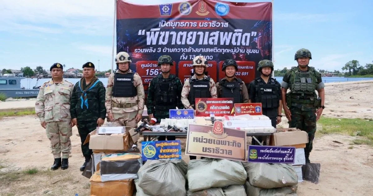 Thai Authorities Dismantle Major Drug Ring with Suspected Malaysian Connections