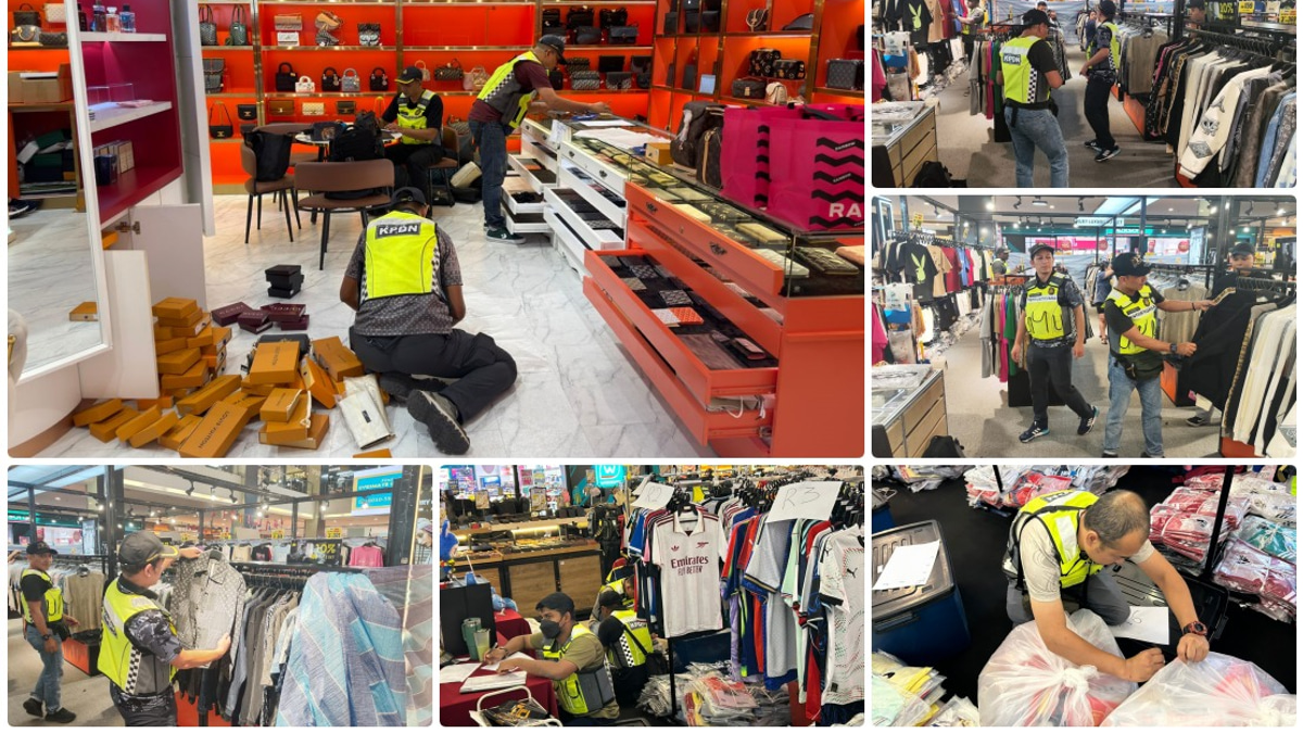 KPDN Seizes RM600,000 in Counterfeit Goods Across Johor Bahru Outlets