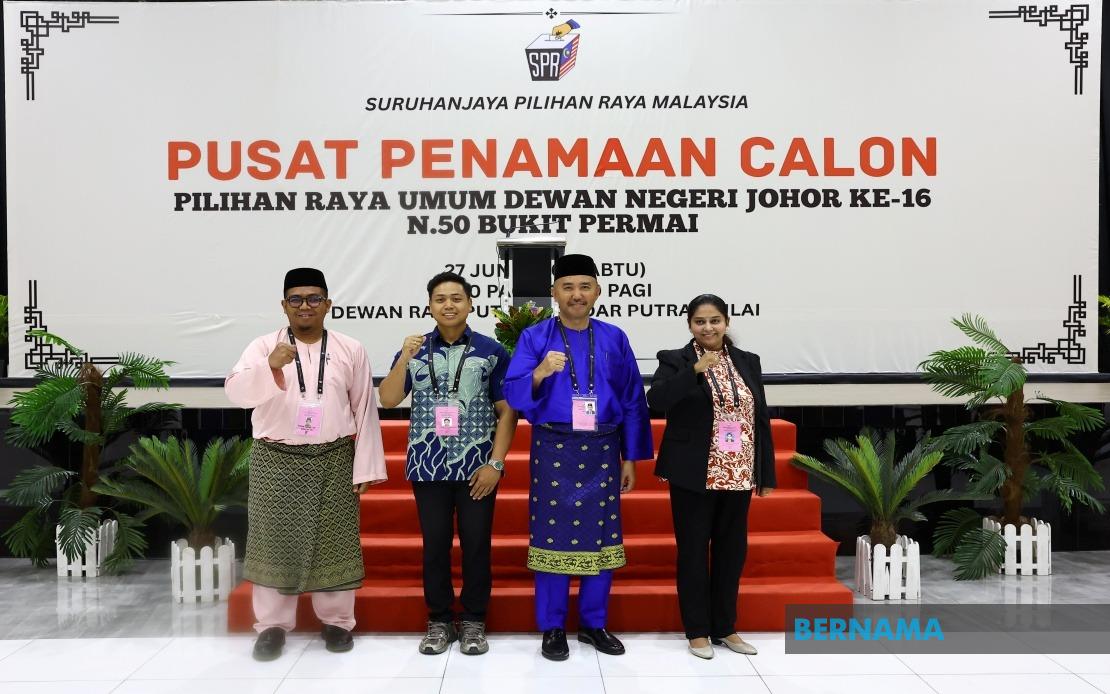 Four-way Battle Looms in Bukit Permai as Incumbent Jafni Fights to Retain Johor Seat