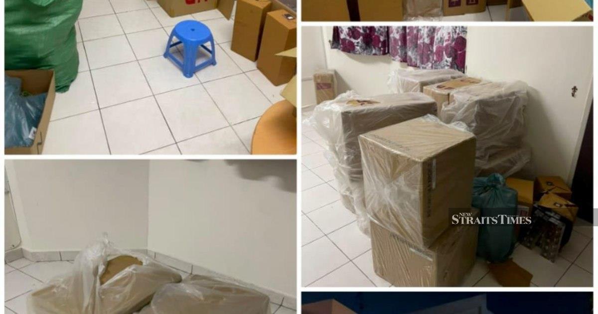 Three Foreign Nationals Arrested as Police Seize Nearly RM770,000 in Contraband Cigarettes in Johor Baru