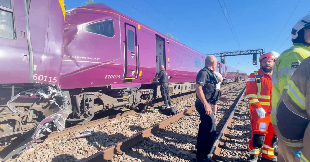 One Dead, Dozens Hurt in Major UK Train Collision North of London