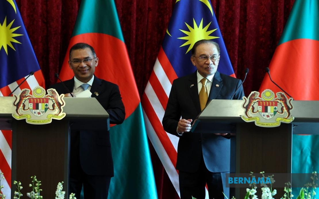 Malaysia and Bangladesh Align on Palestine, Iran and Regional Peace, PM Anwar Says
