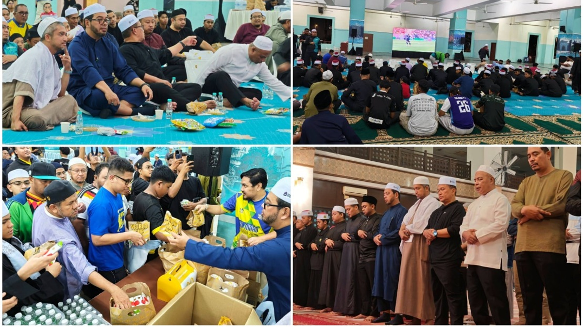 Over 300 Young Worshippers Combine Qiyamullail with World Cup Screening at Kuala Lumpur Mosque