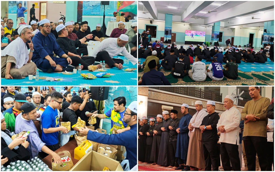 Over 300 Young Worshippers Combine Qiyamullail with World Cup Screening at Kuala Lumpur Mosque