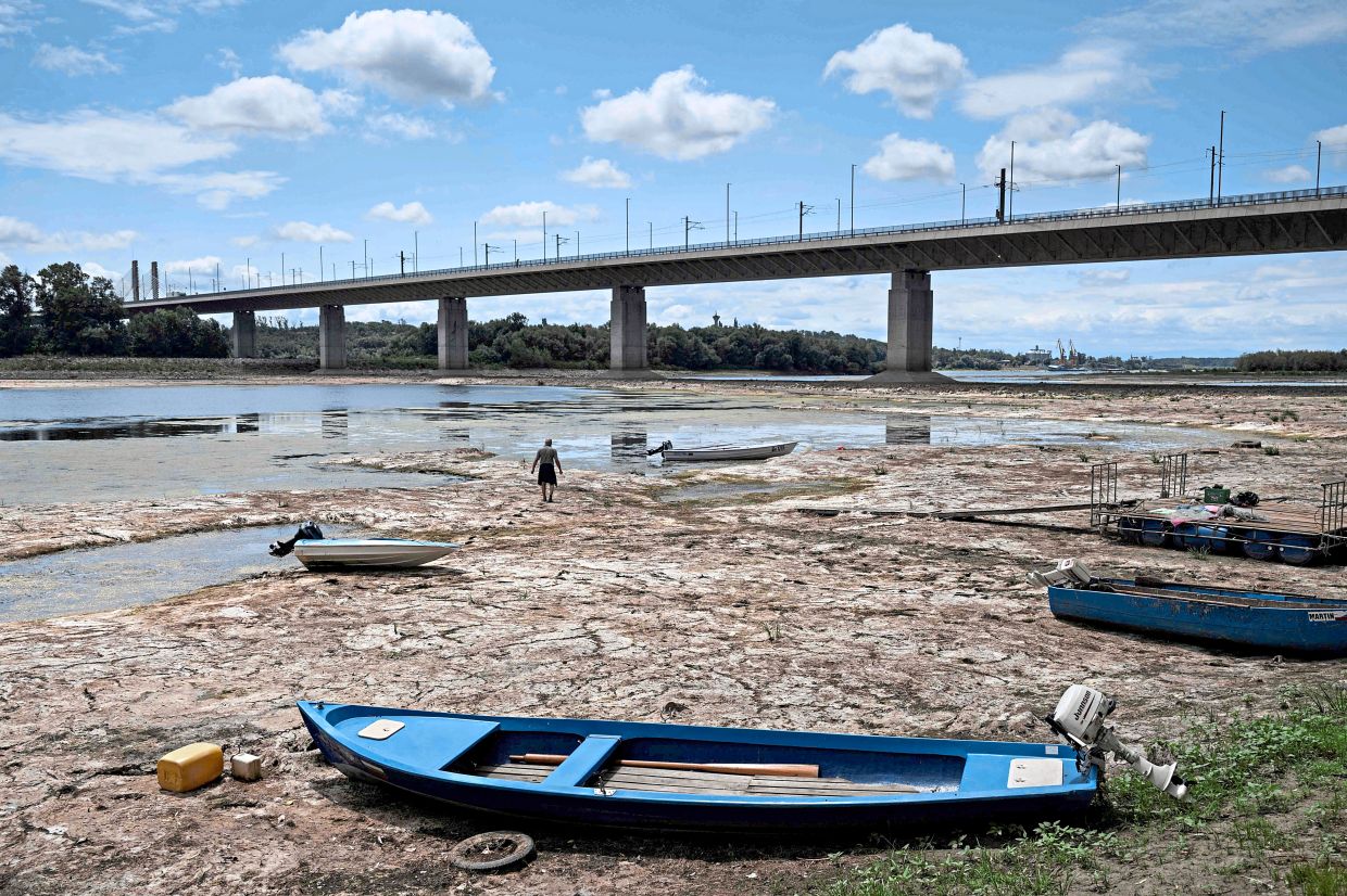 Danube River hits record lows as drought grips Central Europe, disrupting shipping, power and tourism