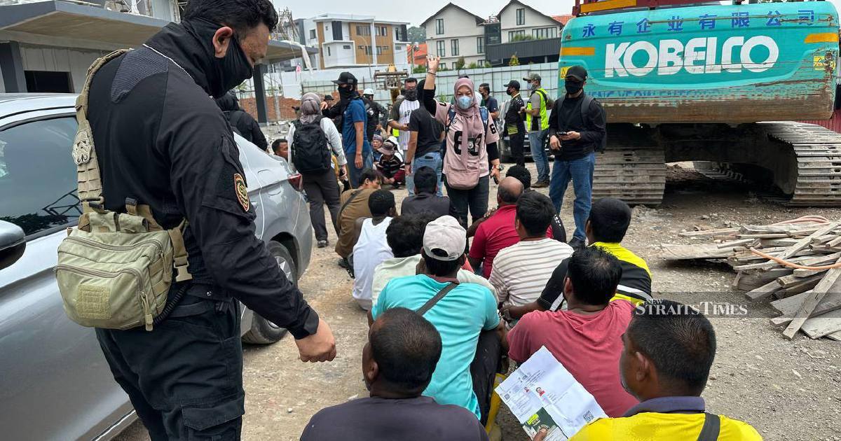 528 Foreign Workers Arrested in Immigration Crackdown at Construction Sites Nationwide
