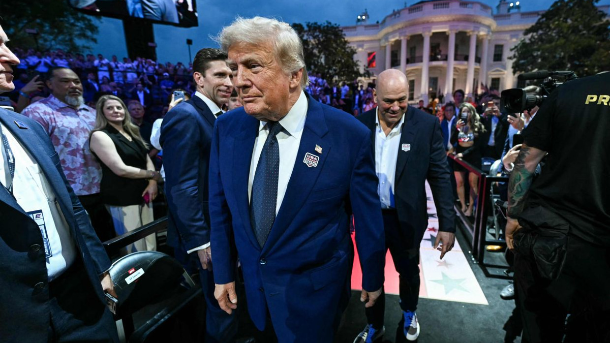 Trump Turns White House into UFC Arena for 80th Birthday Bash