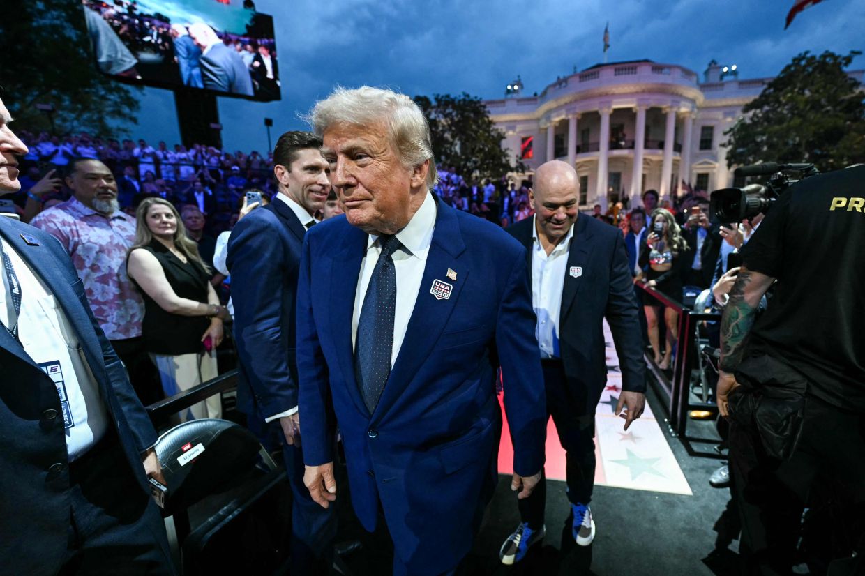 Trump Turns White House into UFC Arena for 80th Birthday Bash