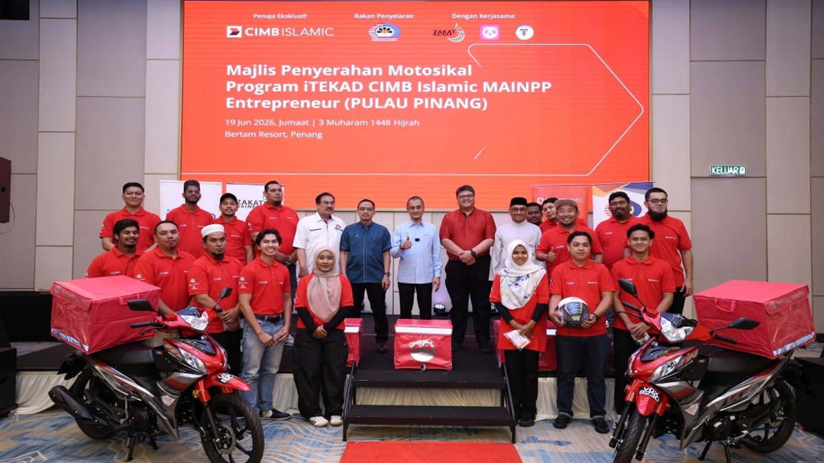 Twenty Entrepreneurs Receive Motorcycles Under CIMB Islamic-MAINPP Programme