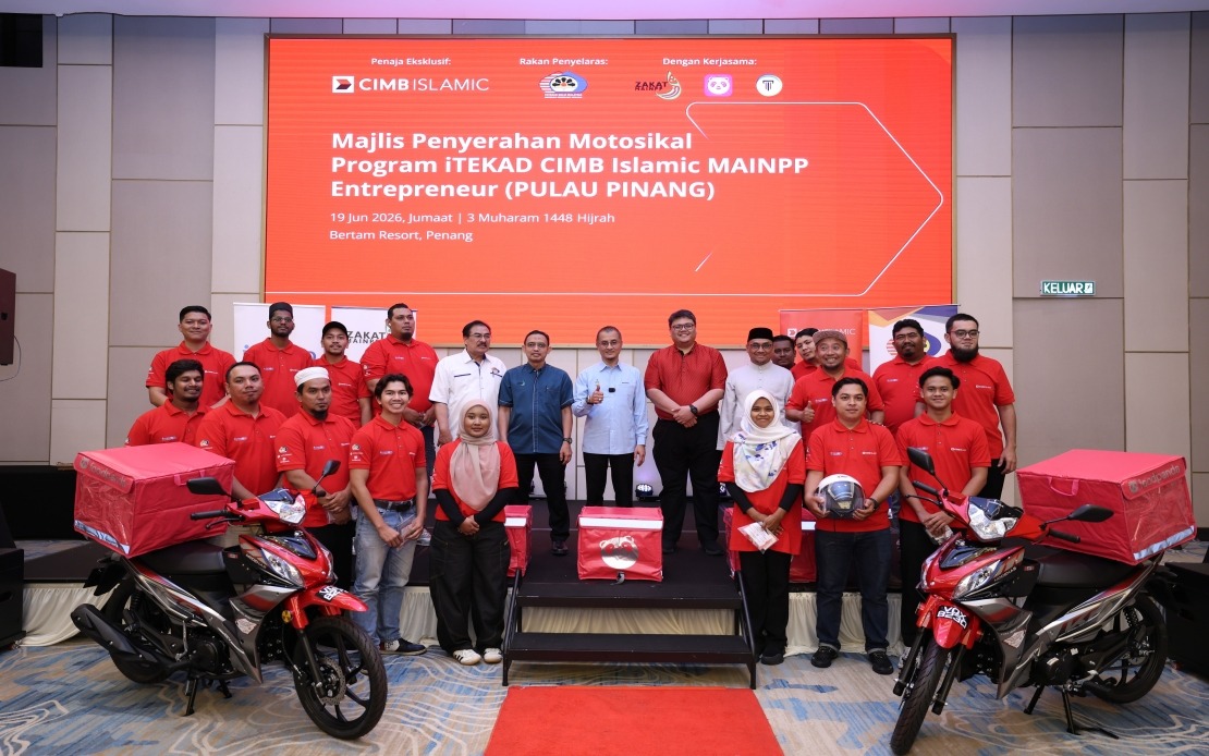 Twenty Entrepreneurs Receive Motorcycles Under CIMB Islamic-MAINPP Programme