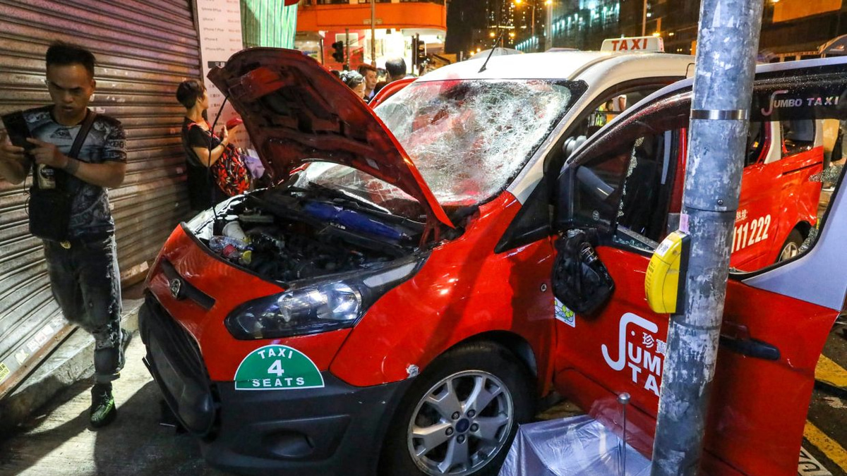 Hong Kong Woman Seeks HK$8.4M Damages After Taxi Hit Her During 2019 Protest