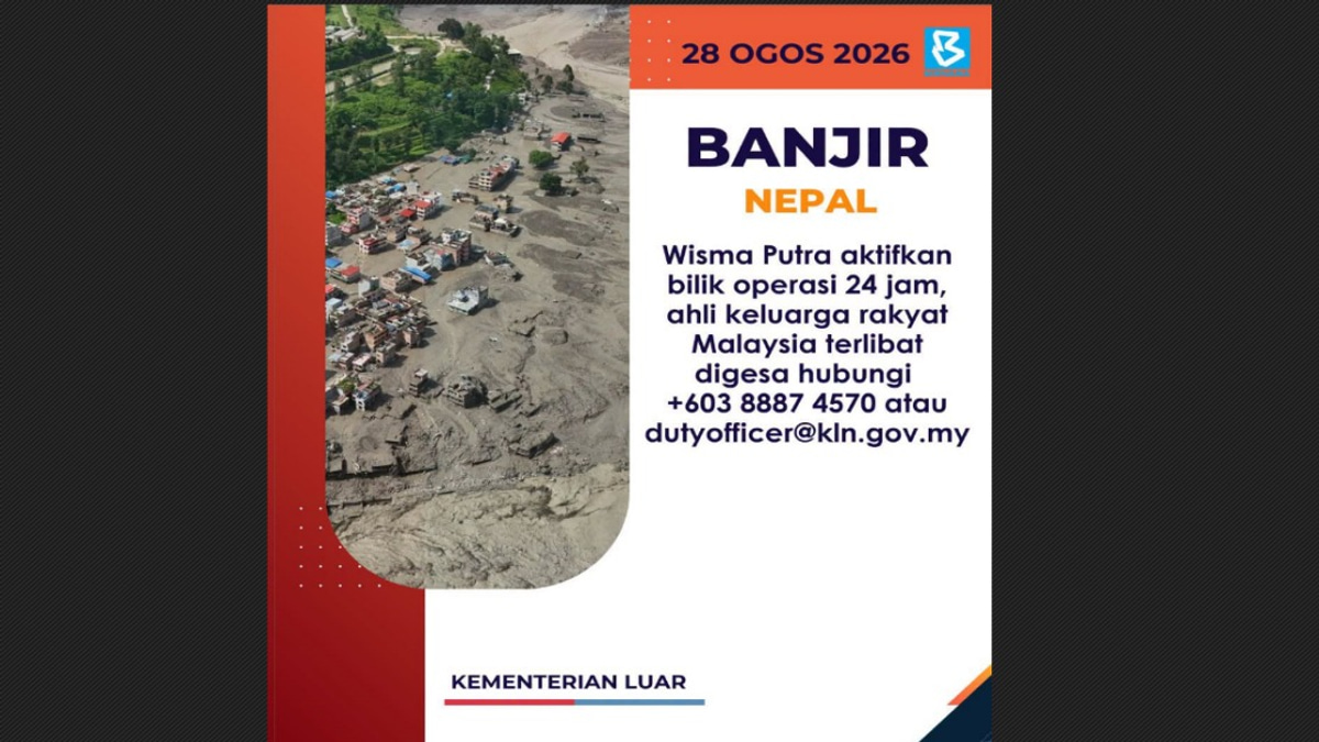 57 Malaysians Missing in Nepal Floods as Wisma Putra Activates Emergency Operations